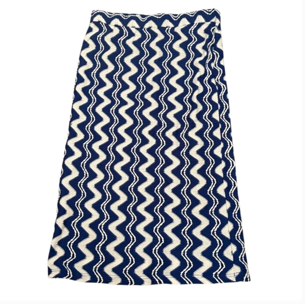 Paris Atelier & Other Stories Crochet Pencil Skirt Disco Pattern Sz 10